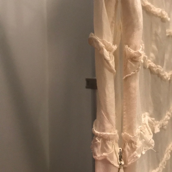 J Crew Cream colored Cotton/Silk women’s dress - Picture 5 of 6